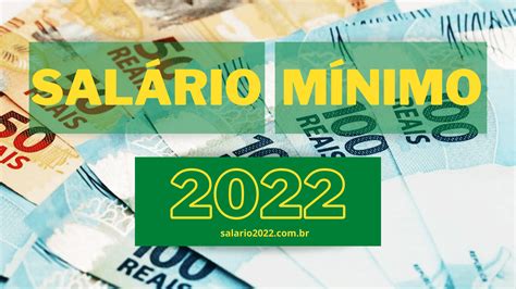 salário mínimo em 2022